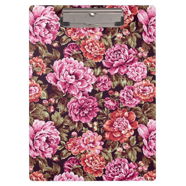 Peonies in Bloom Clipboard (Front)