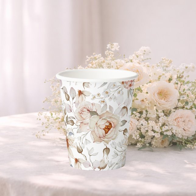 Peonies in Bloom Paper Cups (Creator Uploaded)