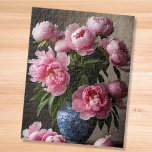 Peonies Jigsaw Puzzle<br><div class="desc">Do you want to not be bored and do something interesting in your free time? Our puzzles make your free time fun and relaxing. Perfect for solo enjoyment or a family gathering. They are also creative and unique gift for any occasion.</div>