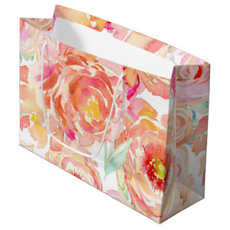 Peonies Large Gift Bag