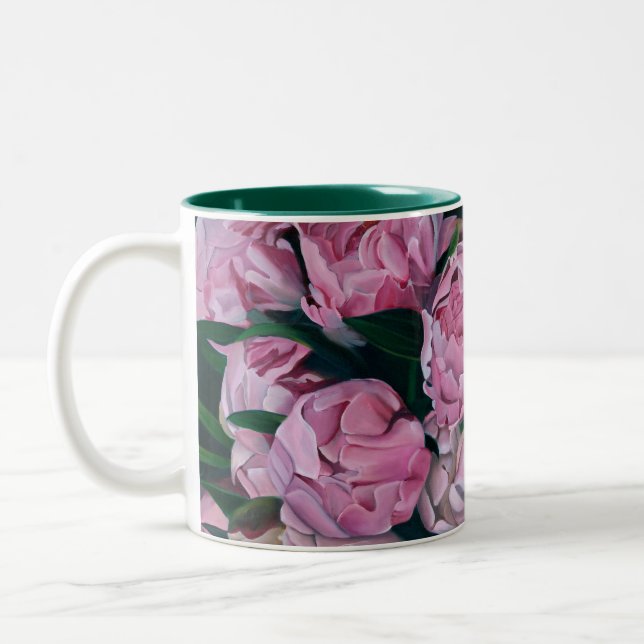 Peonies Mug (Left)