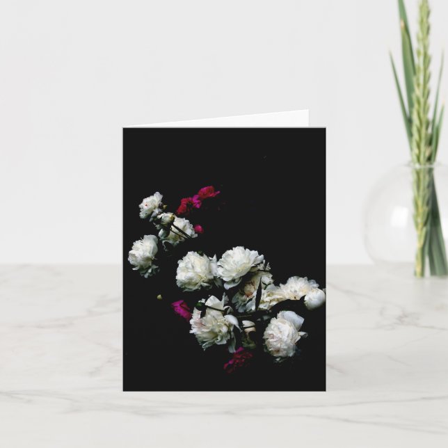 Peonies notecard (Front)
