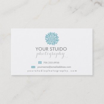 Peonies Photography Business Card | Photography by Studio427 at Zazzle
