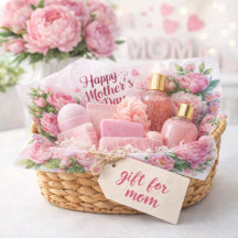 Peonies Pink Floral Mother's Day  Tissue Paper
