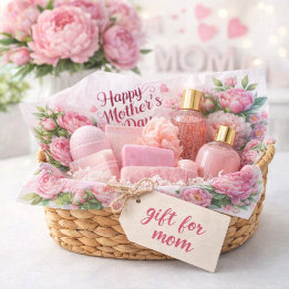 Peonies Pink Floral Mother's Day  Tissue Paper