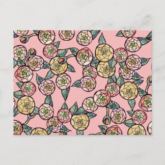 Peonies postcard