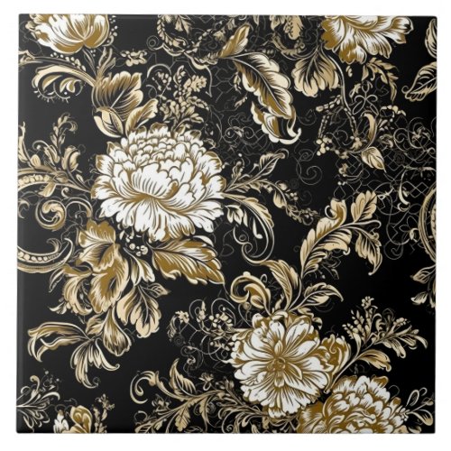 Peonies Premium Luxe Tiles