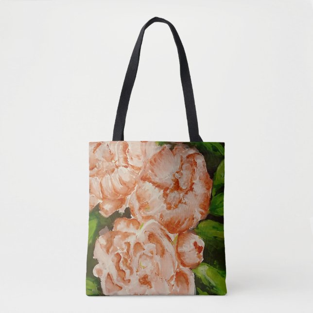 Peonies Tote Bag (Front)