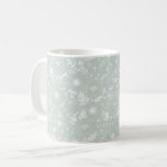 Peony And Anemone Illustrated Floral Coffee Mug at Zazzle