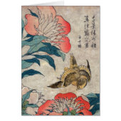 Peony and Canary, Hokusai (Front)