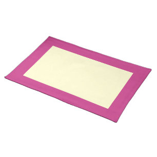 Peony and Cream-Colored Placemat