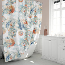 Peony And Hydrangea Blooms Autumn Colors