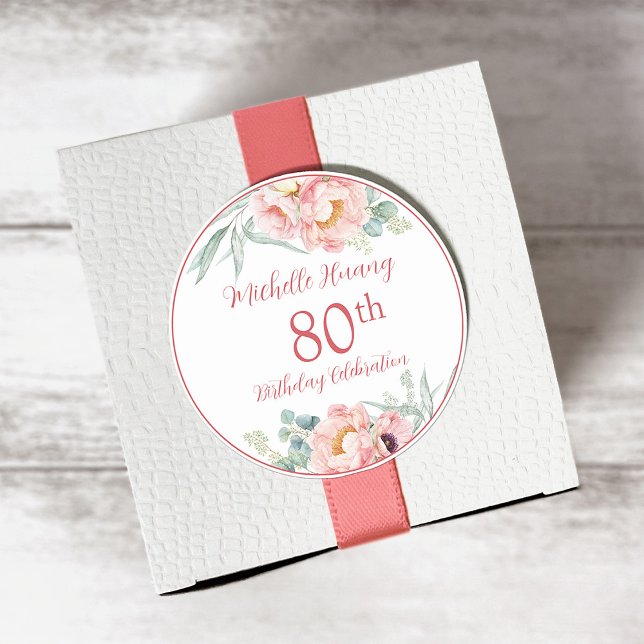 Peony Birthday Sticker (Creator Uploaded)
