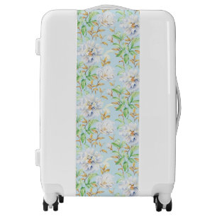 Peony Botanical Floral Luggage