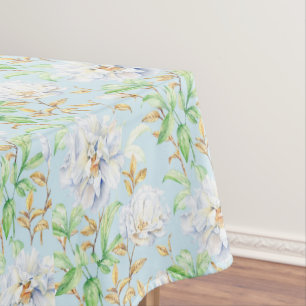 Peony Botanical Floral Tablecloth