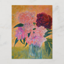 Peony Bouquet Painting  