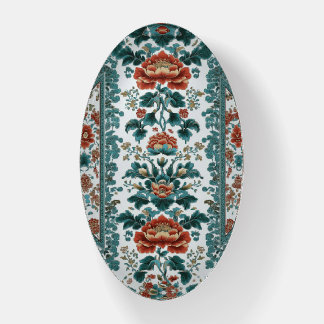 Peony Brocade Paperweight