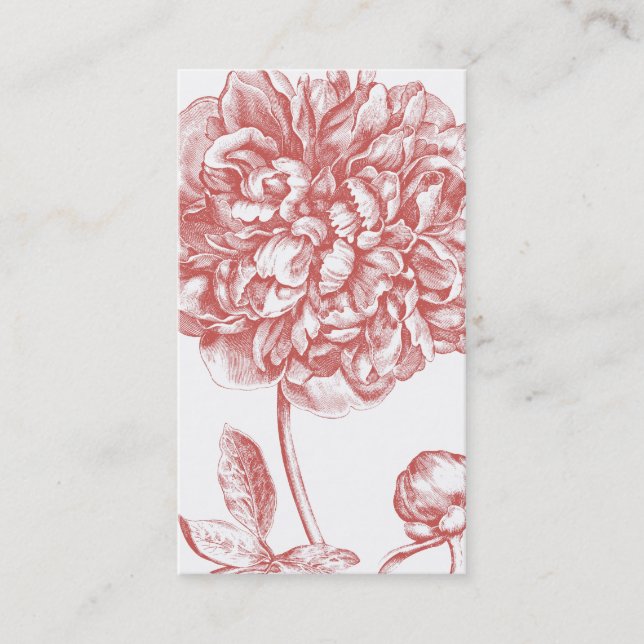 Peony Business Card (Front)