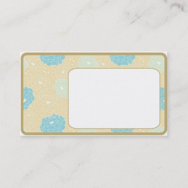 Peony business cards (Front)
