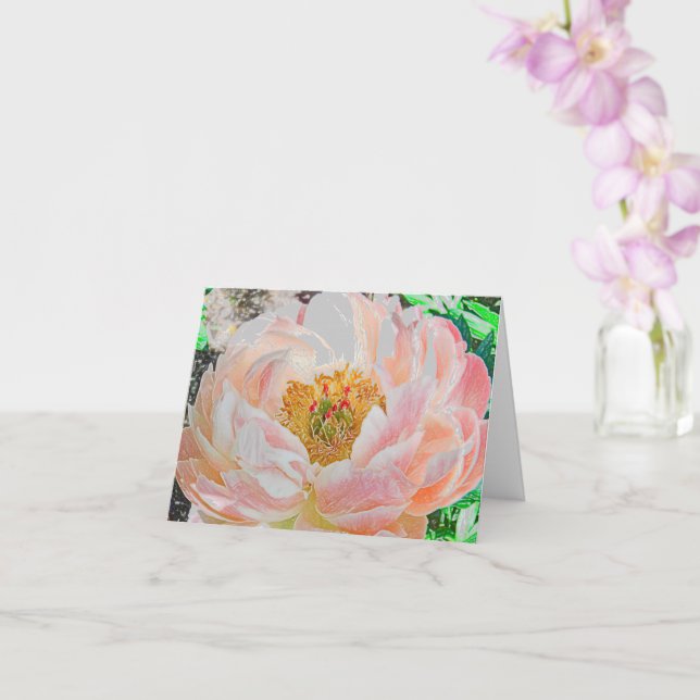 PEONY CARD (Orchid)