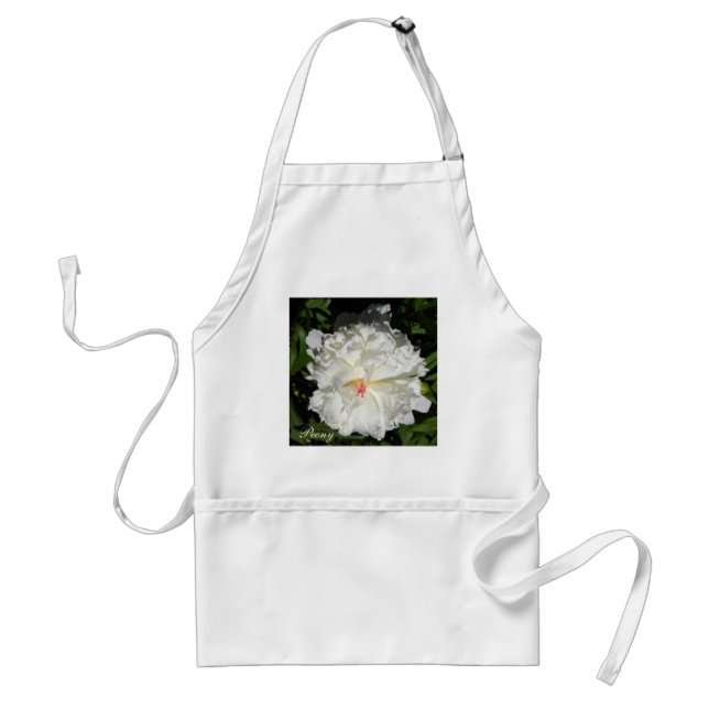 peony close up   Paeonia lactiflora Adult Apron (Front)