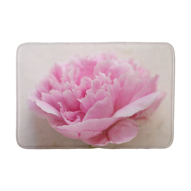 Peony closeup bath mat (Front)