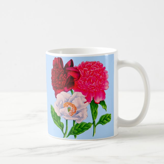 peony coffee mug (Right)