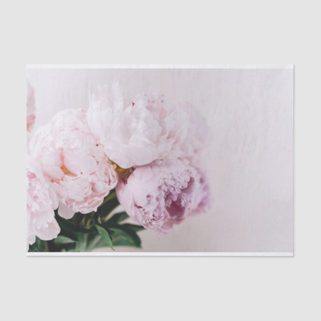 Peony Decoupage Paper Left (Front)