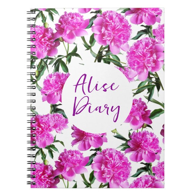 Peony diary. notebook (Front)