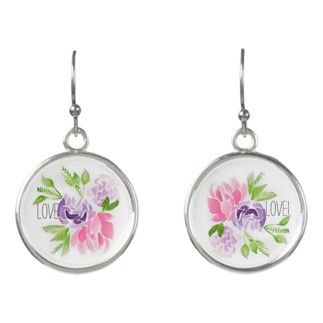 Peony Earrings (Front)