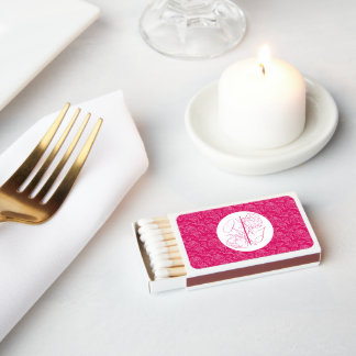Peony Elegance Wedding Matchboxes