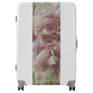 ** Peony Floral Handwriting Vintage Victorian AR23 Luggage