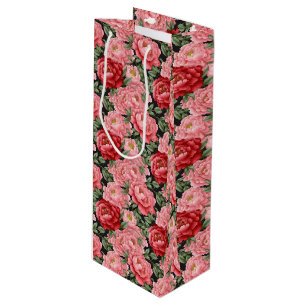 Peony Floral Print Gift Bag