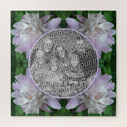 Peony Flower Nature Create Your Own Photo  Jigsaw Puzzle