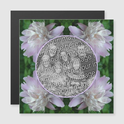 Peony Flower Nature Create Your Own Photo Magnet