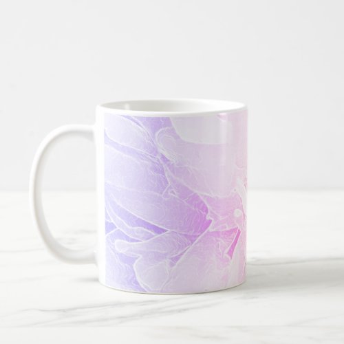   Peony Flower Pastel Pink Lavender Coffee Mug