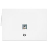 Peony flower photo cards (Back Horizontal)
