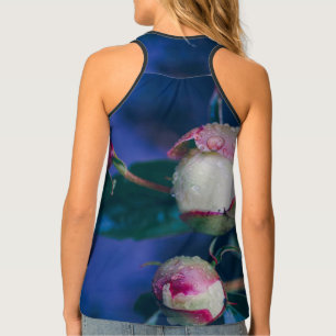 Peony flowers after rain tank top