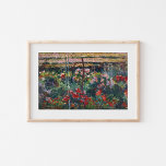 Peony Garden | Claude Monet Poster<br><div class="desc">Peony Garden (1887) by Claude Monet (French, 1840–1926) is a lush and immersive impressionist celebration of nature in full bloom. Painted in the artist’s garden at Giverny, the composition overflows with vibrant peonies rendered in loose, dappled brushstrokes that capture the movement of light and air. Monet's focus on atmosphere and...</div>