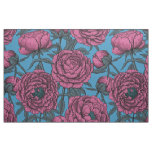 Peony garden fabric