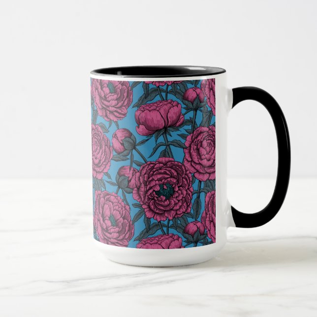 Peony garden mug (Right)