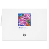 'Peony' horizontal Cards (Back Horizontal)