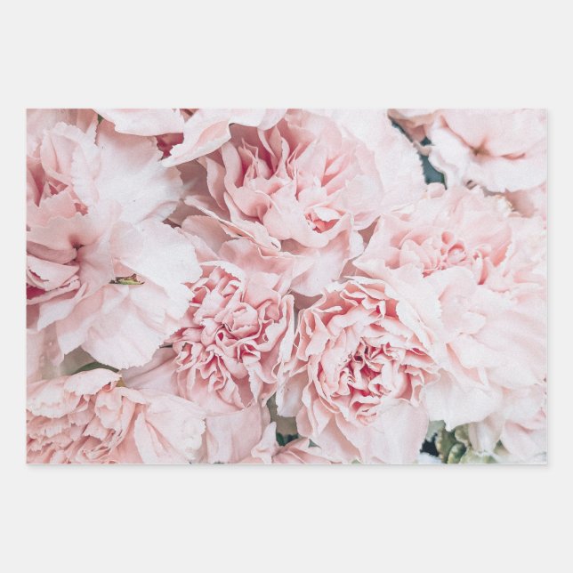 peony love wrapping paper sheets (Front)