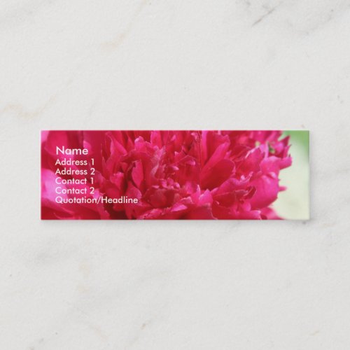 Peony Business Card Template