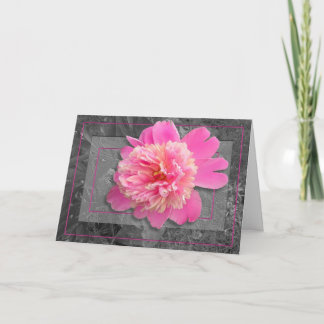 Peony Mother's Day Card