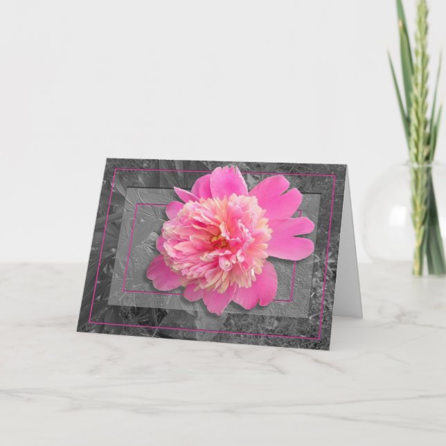 Peony Mother's Day Card (Front)