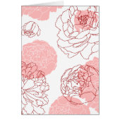 Peony Motif Card (Front)