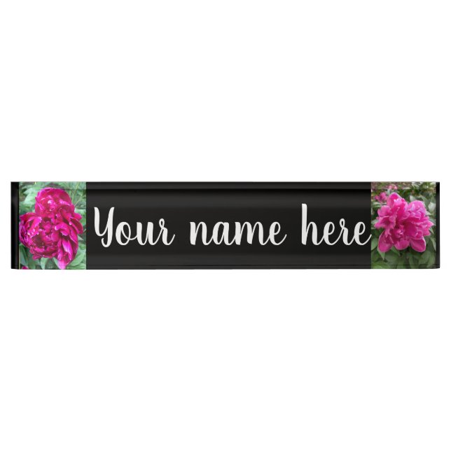 Peony Name Plate (Front)