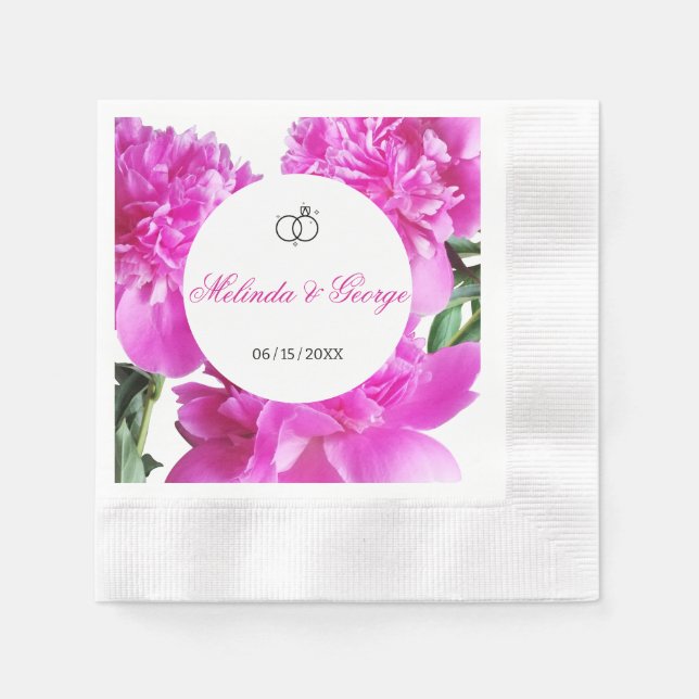 Peony. Napkins (Front)