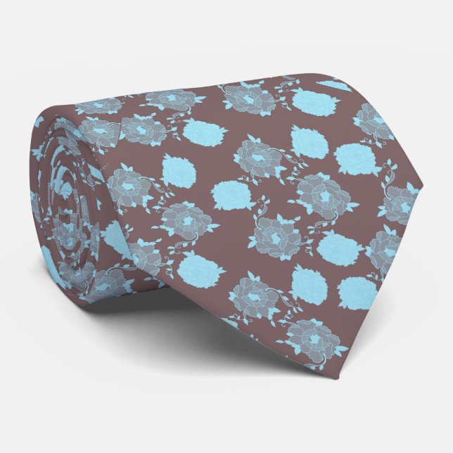 peony neck tie (Rolled)